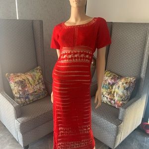 Gorgeous New Crochet Red Dress No tags P3